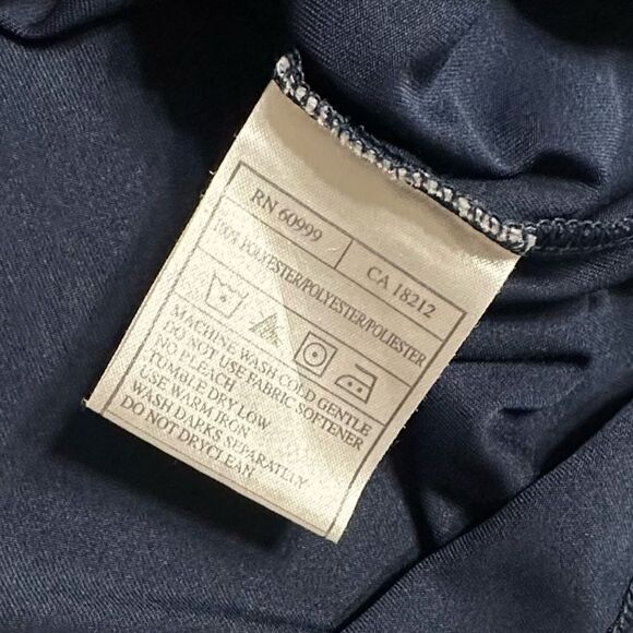 Antigua Ryder Cup Tournament Men's Navy and White Golf Shirt Size Large - Picture 5 of 11